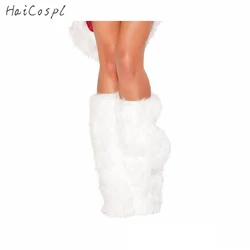 Copriscarpe da donna scaldamuscoli pelosi natale Winte bianco caldo Podotheca per Design Sexy da donna