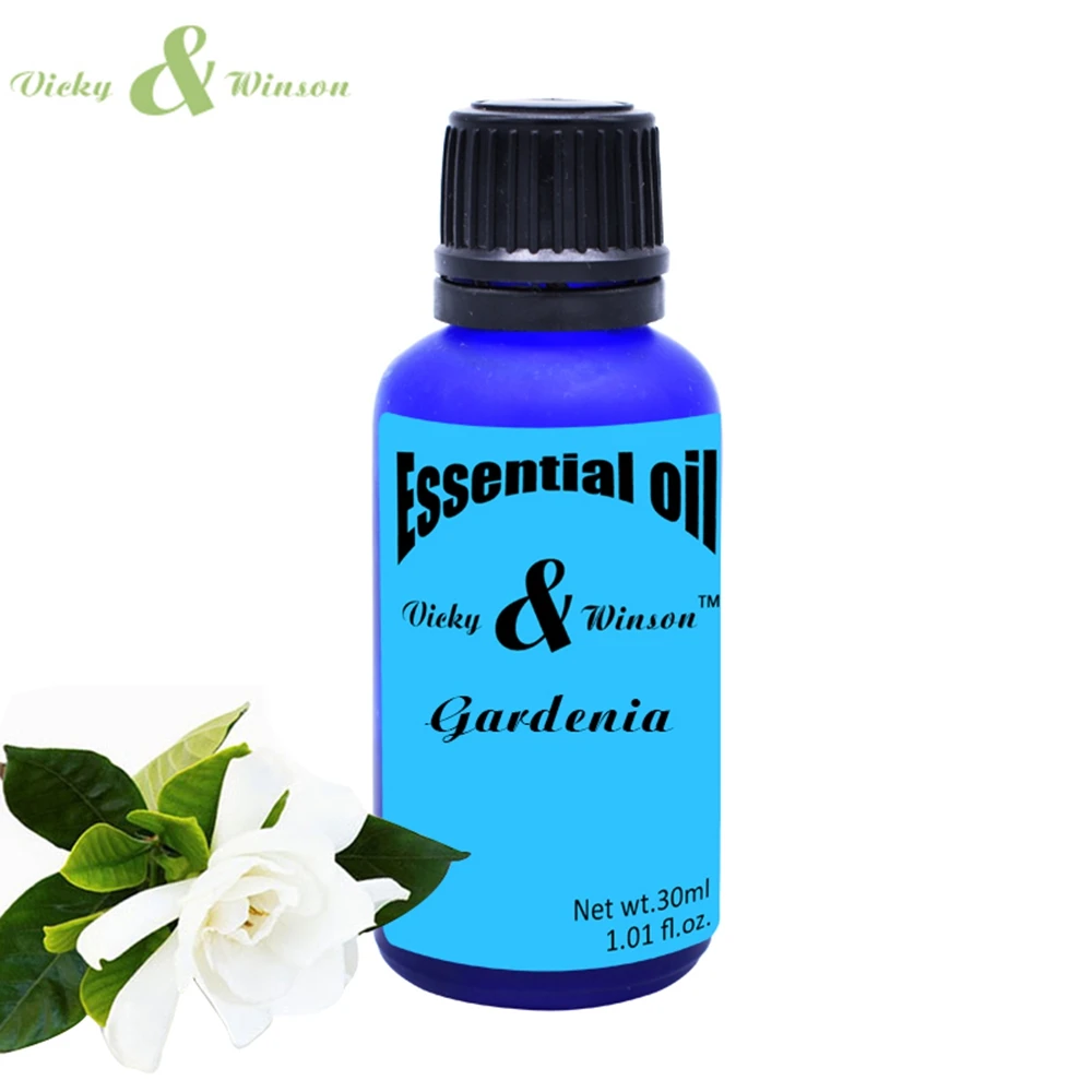 Vicky&winson Gardenia aromatherapy essential oils 30ml 100% pure plant essential oil Clearing heat Massage oil deodorization