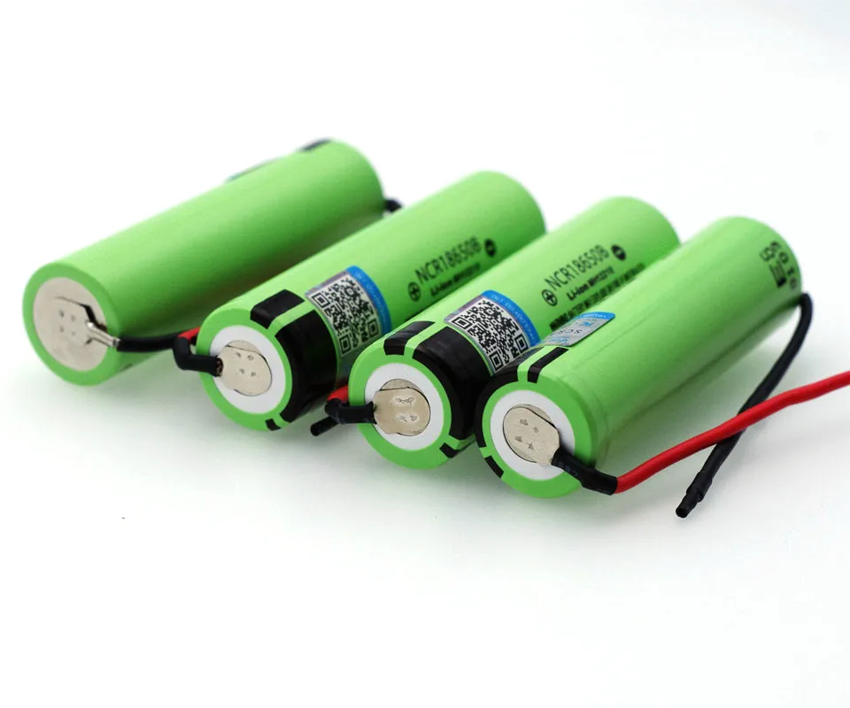 VariCore new for  18650 3400mAh battery NCR18650B with original Suitable for flashlights+DIY Silicone Line