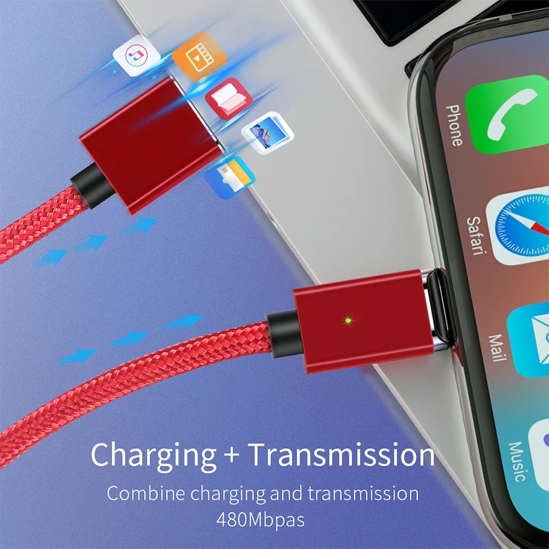 Essager 3A Magnetic USB Type C Cable For Samsung S20 Xiaomi mi Magnet Fast Charging Charger Micro USB Mobile Phone Cable Cord