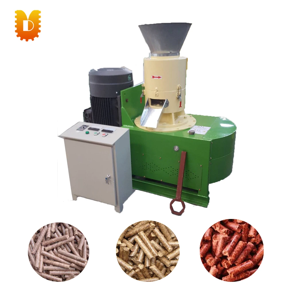 Hot sale Agricultural Wastes Flat Die Small Wood Pellet Machine