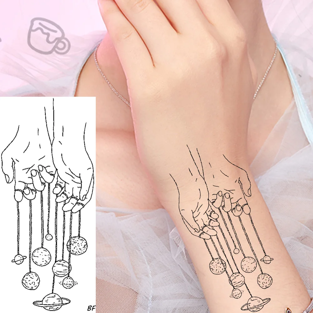 Female Galaxy Sleeve Tattoo: A Stylish and Temporary Way to Express Your Cosmic Side