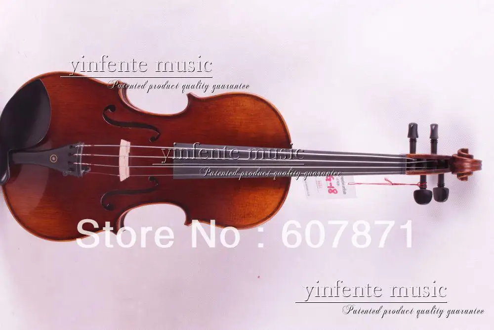 4/4 Old Carving Violin Aged Maple Russian SPruce Pro Y-18#