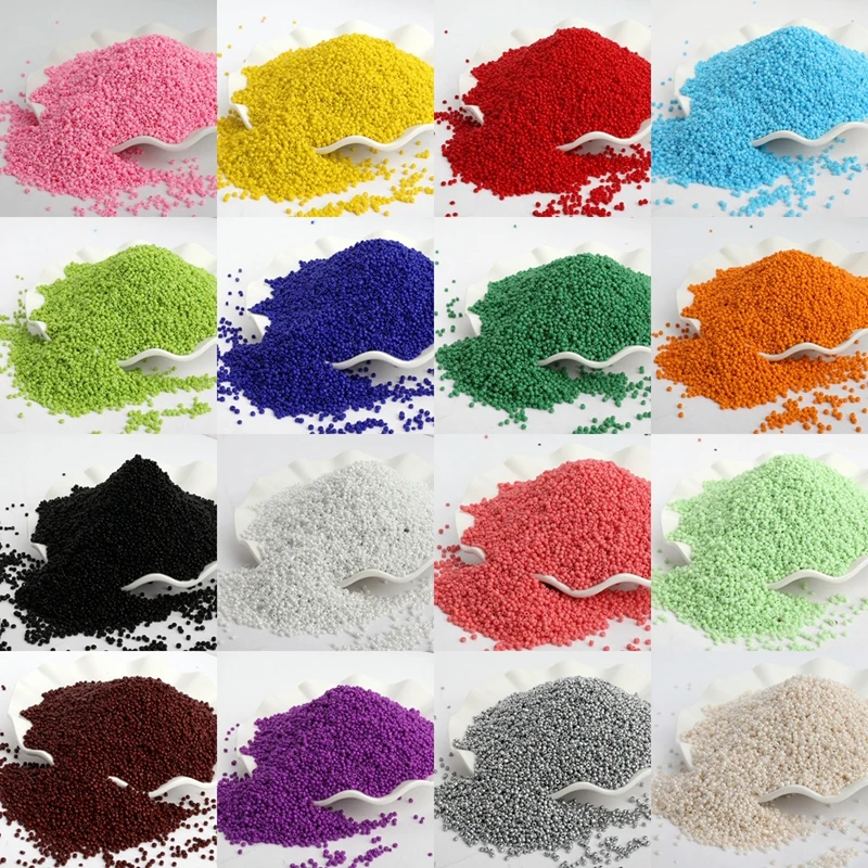 Image: 1000 pcs/lot 2mm autriche cristal trou rond perle couleur unie tchèque verre graine entretoise bricolage perles pour enfants fabrication de bijoux