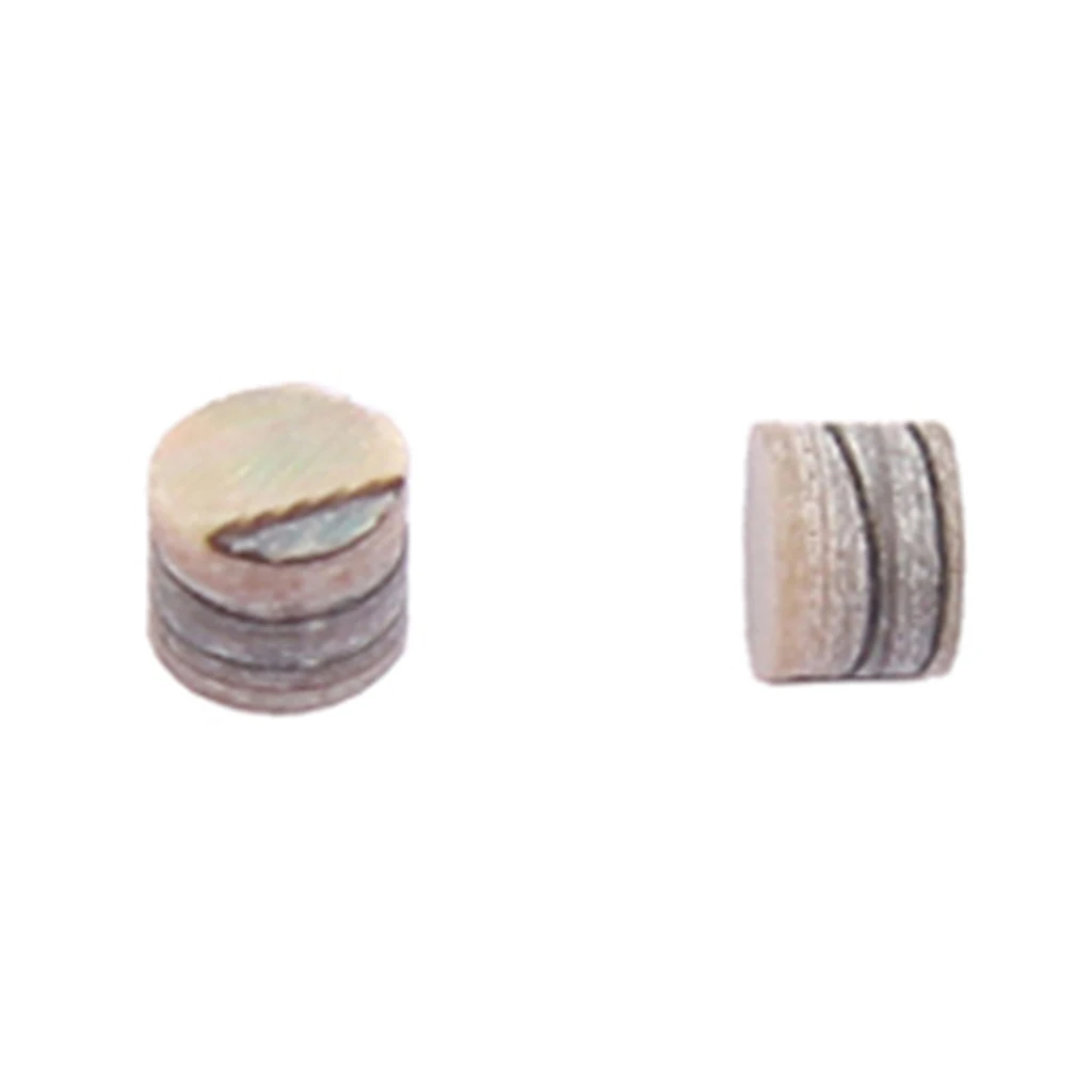 100Pcs Guitar Bass Fret Side Dot Position Marker Decal Inlay Abalone Shell 2mm for Electric Guitar Bbass Fingerboard