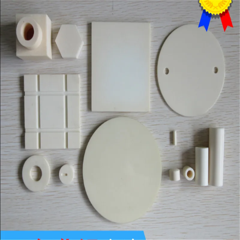 Customized 99 alumina ceramic sheet without hole 50*50 hexagonal high temperature resistant ceramic substrate 36 can be customi