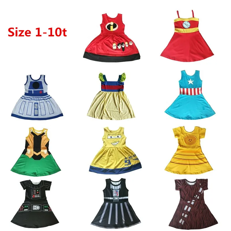 Christmas Halloween Girls Princess Dress Cosplay Dress Kids Dresses Party Sundress Everyday Dresses Holiday