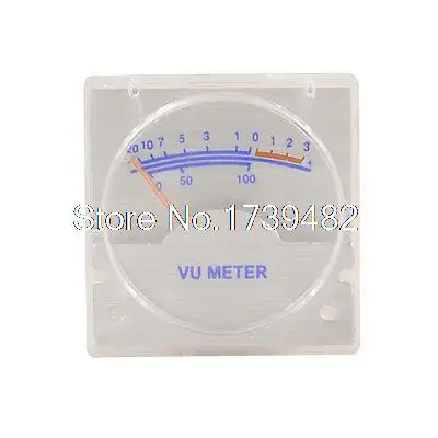 40mm x 40mm Audio Recording VU Meter 500uA 700 Ohm