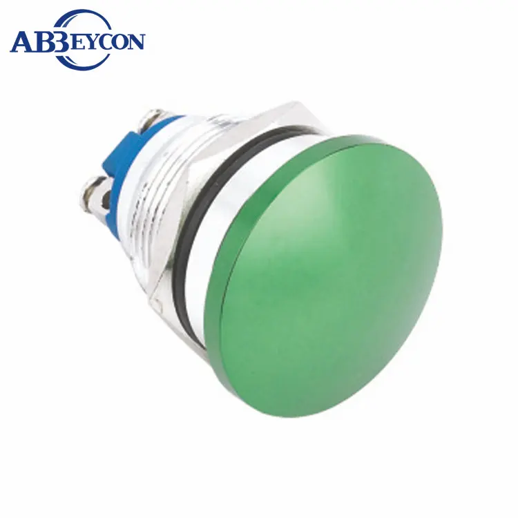 Red or green 16mm screw terminal zinc alloy emergency stop button switch