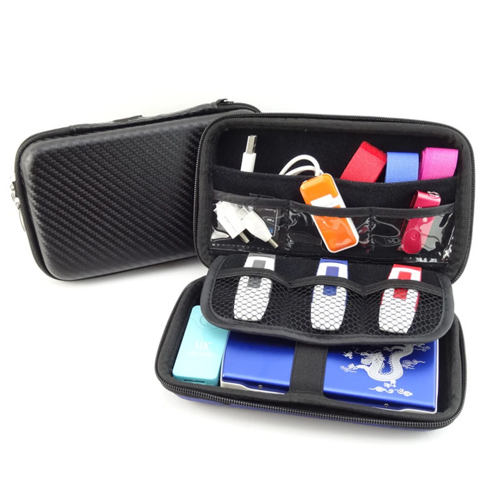 USB Drive Organizer Electronics Accessories Case / Hard Drive Bag USB Flash Drive Case Bag