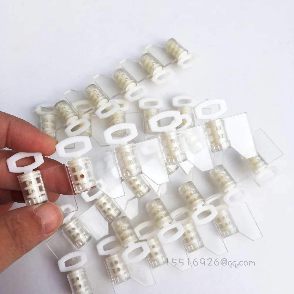 100pieces meter seals plastic seals /one hundred a bag company signs and number guard water electronic laser