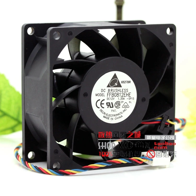 

NEW DELTA 8cm 8038 12V 1.35A FFB0812EHE double ball bearing PWM control speed cooling fan