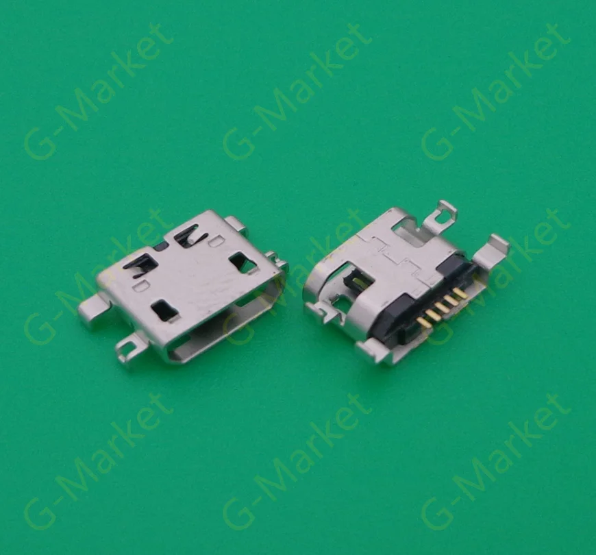 100Pcs Charging Port USB Charger Plug Dock Connector For Alcatel One Touch POP OT995 Idol 2S 6050 C7 Dual 7040 7041 4S 6070 6030