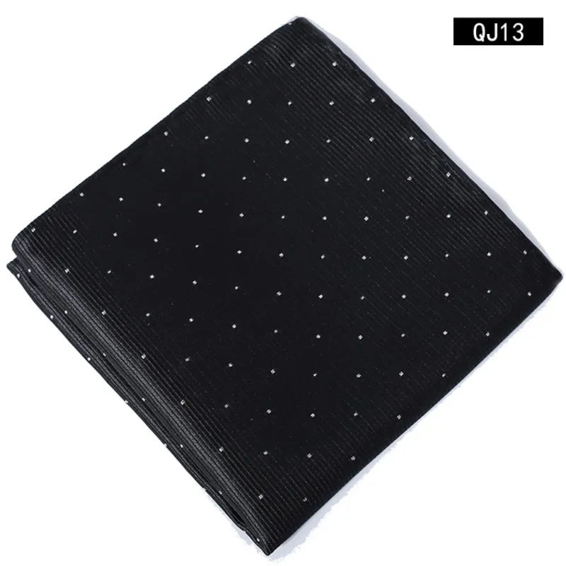 Frete grátis ikepeibao hankie vermelho preto polka dot moda masculina bolso da marinha quadrado hankerchief festa de casamento lenço