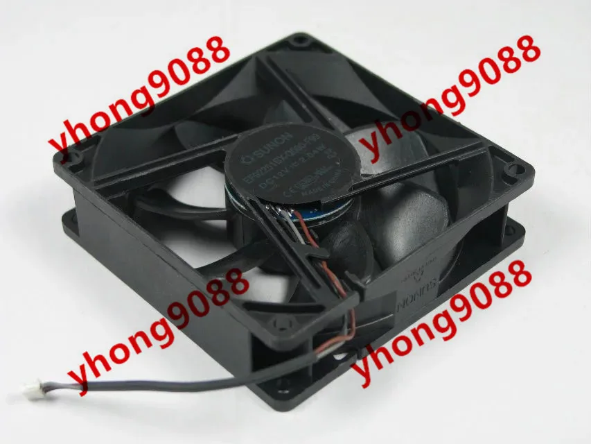 

SUNON EF92251BX-Q000-F99 DC 12V 2.04W 92x92x25mm Server Cooling Fan