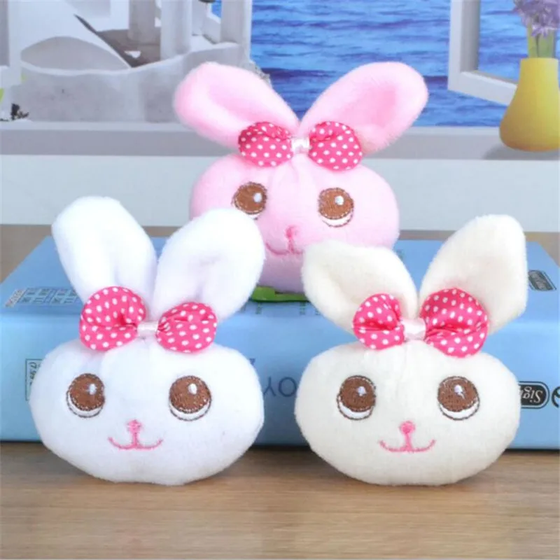 

3 шт., 8 см, милый кролик, плюшевые игрушки, кулон-кролик, кукла, детские игрушки, свадебные подарки, разные цвета, прямая поставка с фабрики