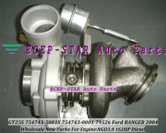 Free Ship GT25S 754743-5001S 754743-0001 754743 79526 Turbo Turbine Turbocharger For Ford Ranger 2004- NGD3.0 NGD 3.0 3.0L 162HP