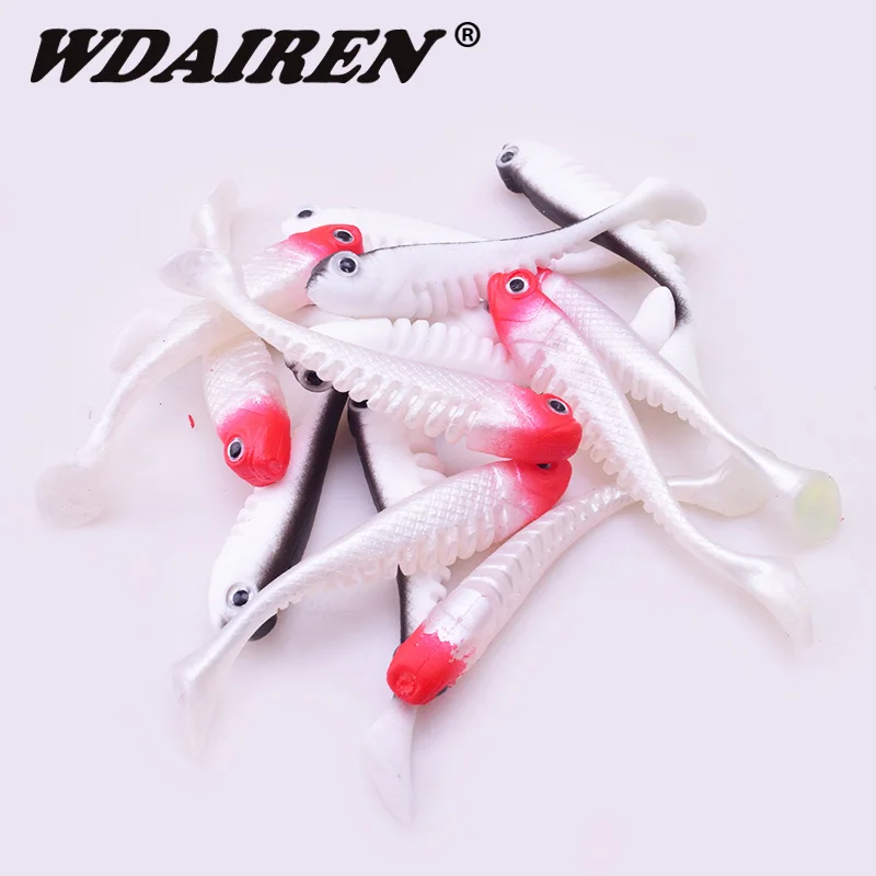 Señuelos Swimbaits para carpa – Silicona natural 80mm 4g - imagen 2