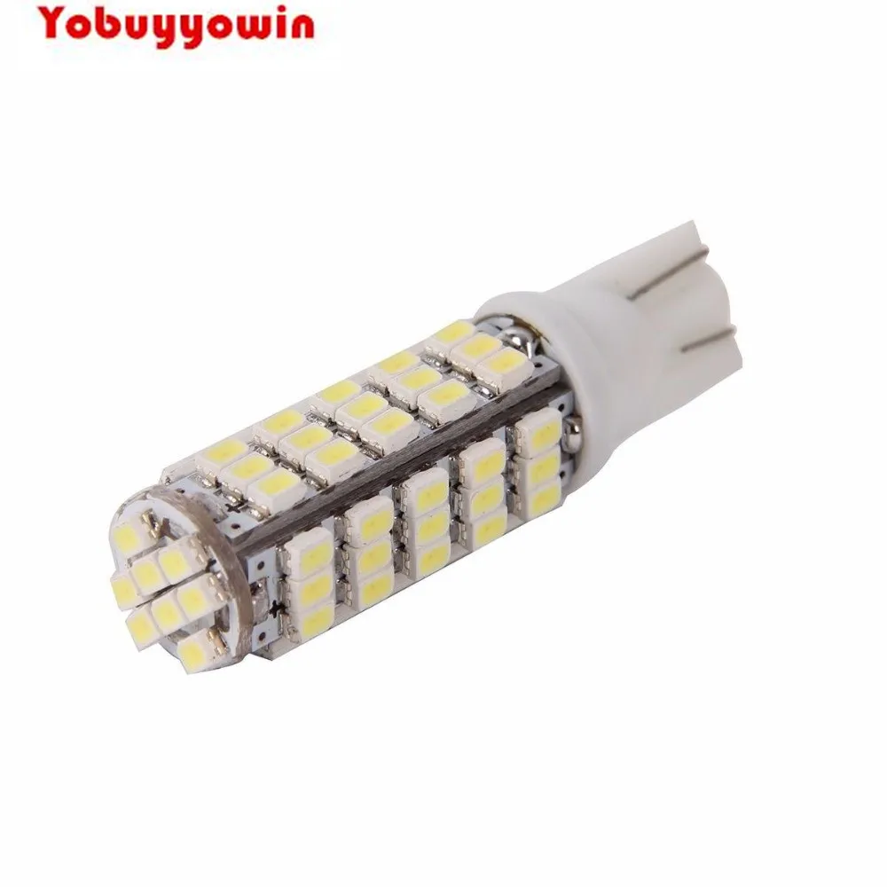 10 Pedacos Lampada 68 Leds T10 W5w Pingo Farolete Pingao Torpedo Branco quente/Branco