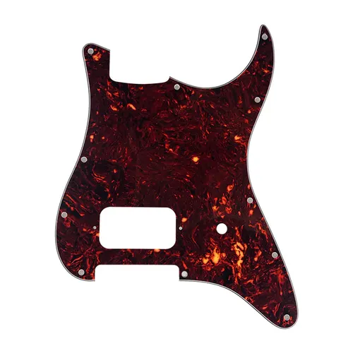 Imagen 2 del producto Piezas de guitarra personalizadas Pleroo, para EE. UU., México, Fd Strat ST, golpeador en blanco, 11 agujeros, US Spec Strat con puente Humbucker