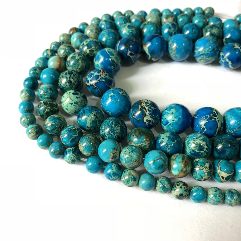 

Wholesale 1string Natural Blue Imperial Jasper Beads,Gem stone Beads,Wholesale Beads 6mm,8mm,10mm,12mm 15.5"/str