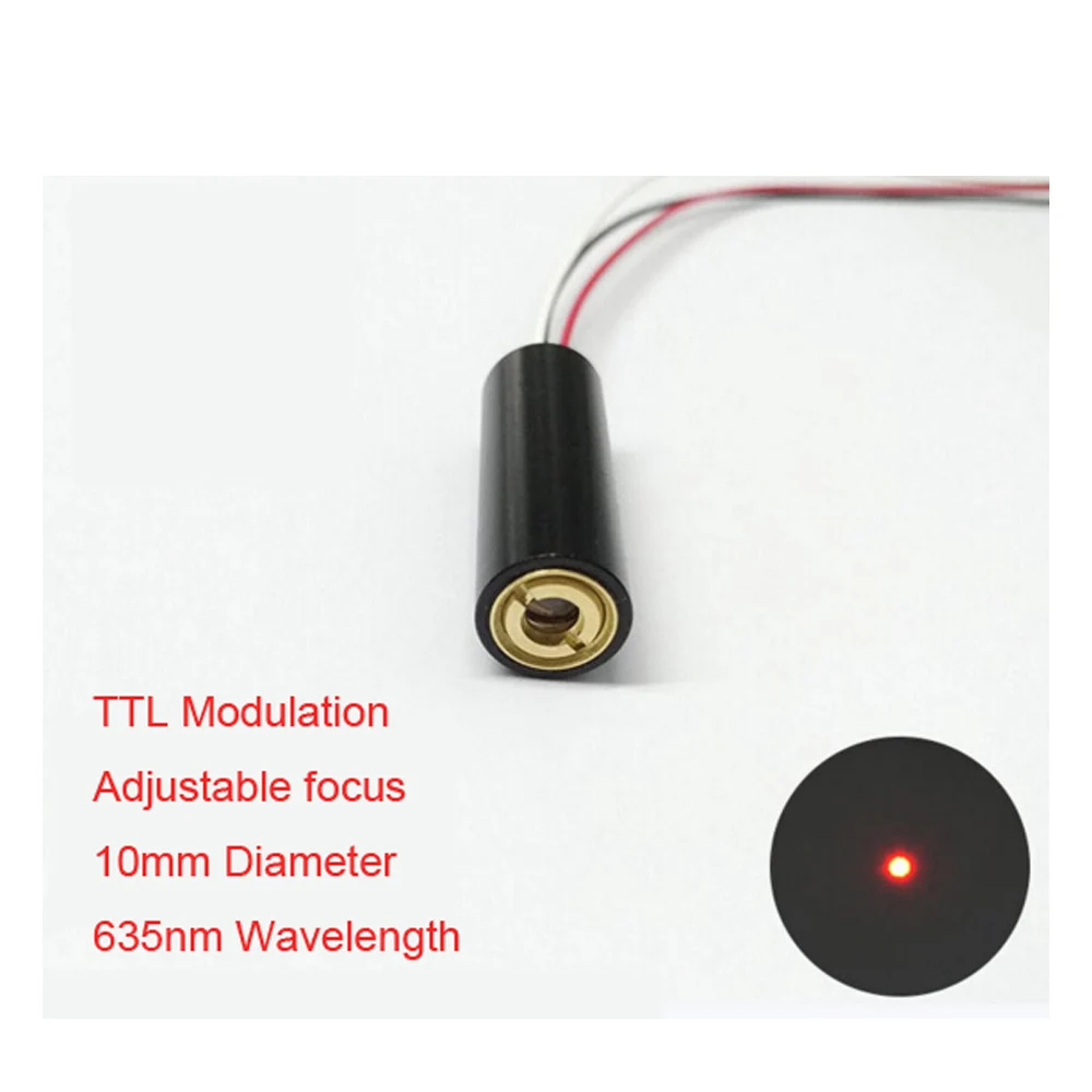 Ultrasmall Spot High Specification 635nm5mw Laser Module 8mm Red Laser Module