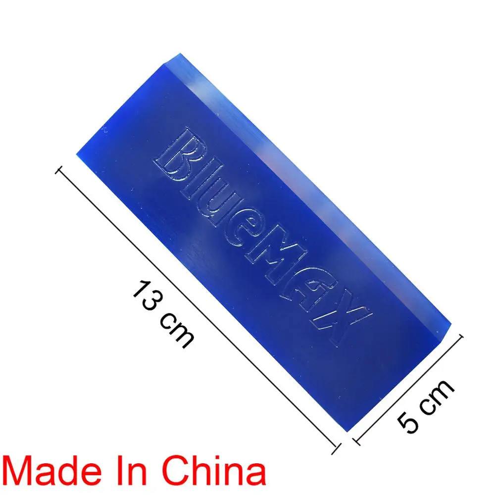 10PCS BLUEMAX Rubber Strip Window Clean Squeegee Blade Vinyl Car Wrap BLUEMAX Wiper Tint Tools Sticker Remover 10B02