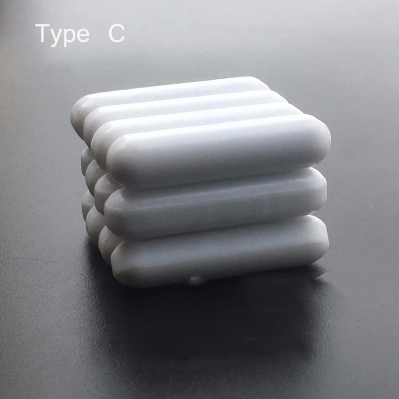 7 개/대 혼합 크기 ptfe 자기 교반기 믹서 stir bar type a b c