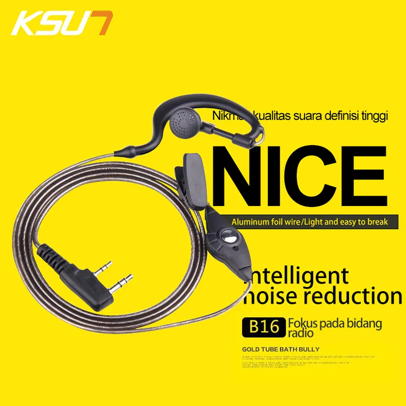 لاسلكي تخاطب اكسسوارات سماعة سماعة ل Baofeng KSUN راديو لاسلكي تخاطب سماعة ل 888S UV-5R UV-82