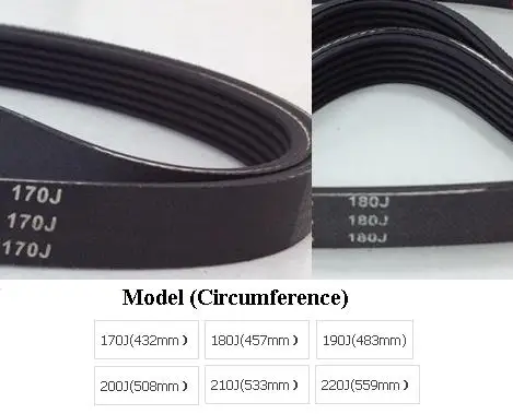 Free Shipping 170J Treadmill belt transmission belt quality performance can be used to replace the imported products