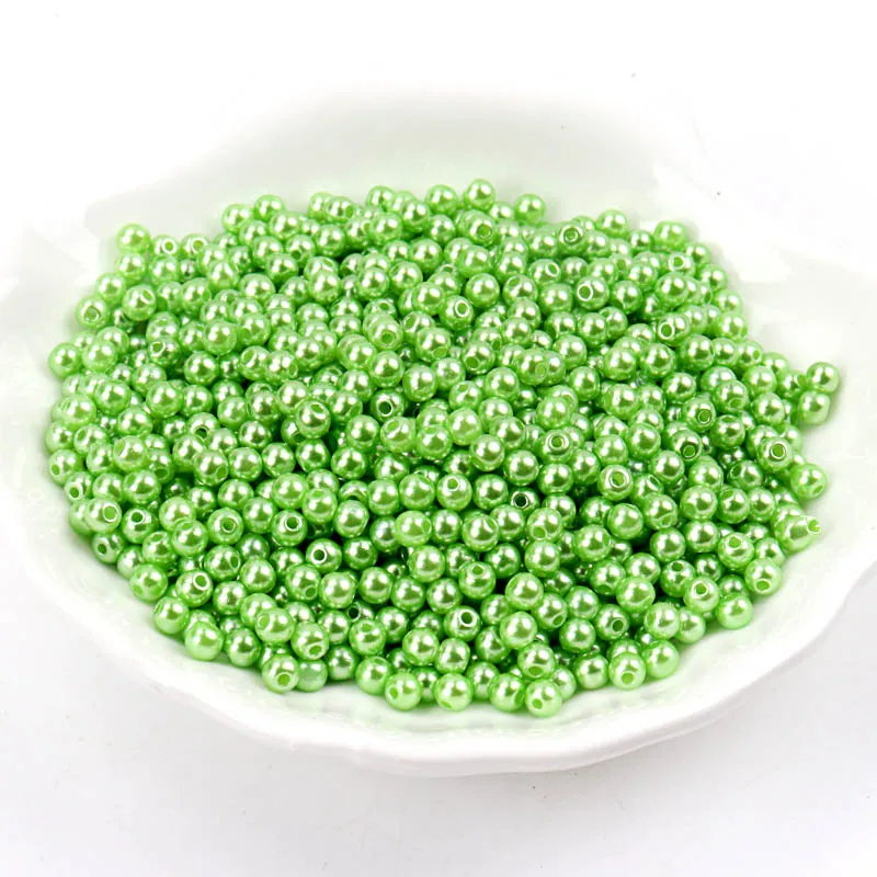 34 colors 4/6/8/10mm Round Imitation ABS Pearl Beads For Jewelry making Craft Scrapbook Decoration DIY Sewing Craft Supplies