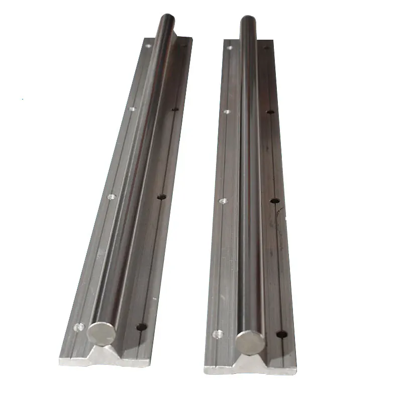 2 pcs SBR16 Linear Guide Rail of Length 400/500mm with 2pcs Cylindrical Guide and 4pcs Slider for CNC Wide Application