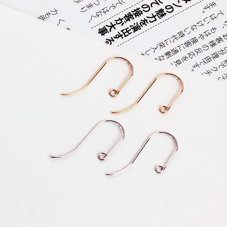 DIY handmade jewelry accessories gold plating color year U shaped ear hook ear pendant jewelry exaggerated material