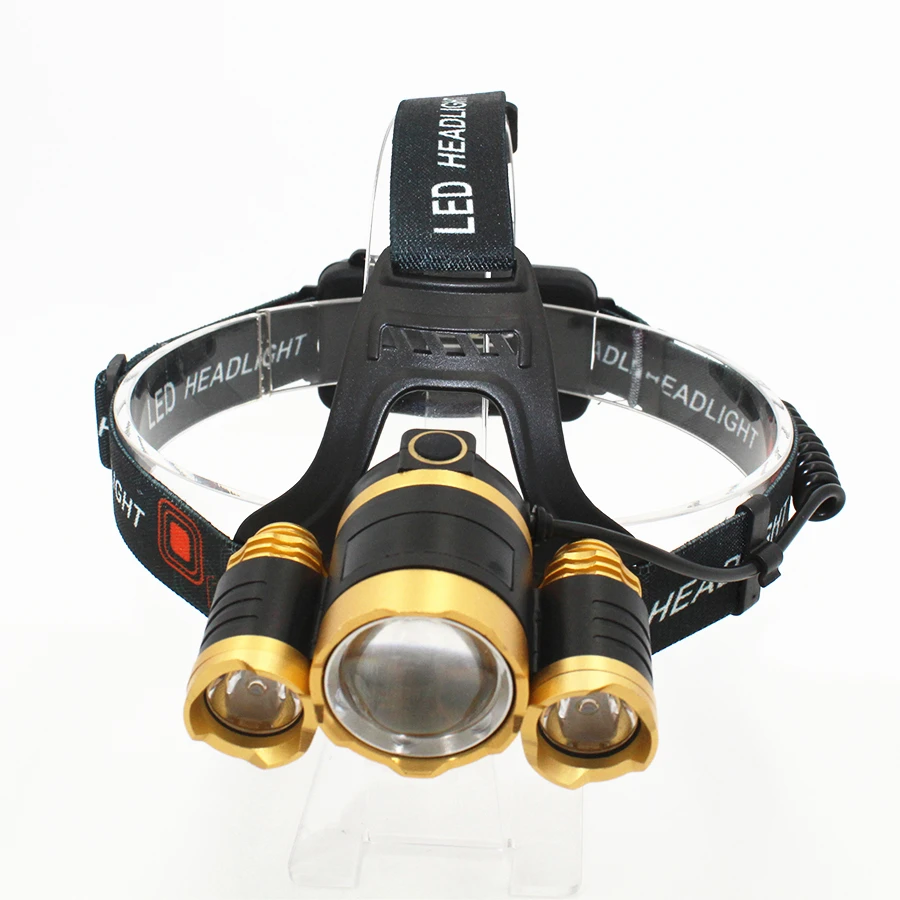 4000 Lumens Rechargeable LED Headlamp headlight Flashlight Waterproof T6 LED Head Lamp 18650 battery Torch for fishing hunting