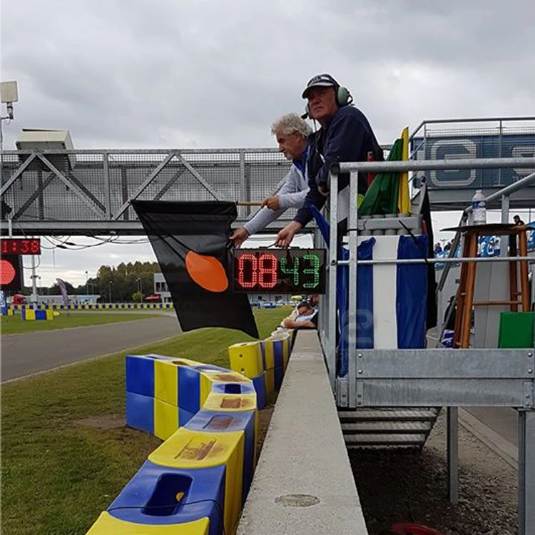 Imagem -06 - Placar Eletrônico Portátil dos Esportes Conduzido Vermelho Cor Verde Futebol Exposição da Substituição Polegadas Dígitos