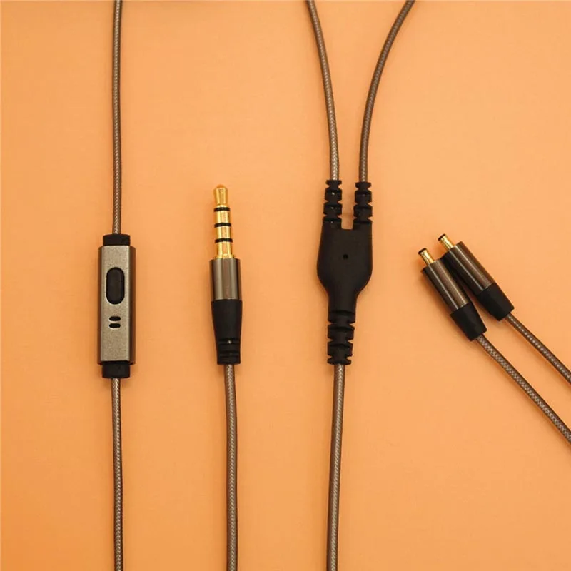 Nâng cấp Thay Thế cho X3 Irock A8 VJJB N1 Tai Nghe Tai Nghe Cáp Dây Có Mic Điều Chỉnh Âm Lượng cho Android iPhone MP3