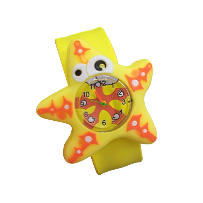 Nova moda pulseira de silicone com desenho de animal fofo pulseira de relógio de pulso para bebês presente para crianças de alta qualidade ll