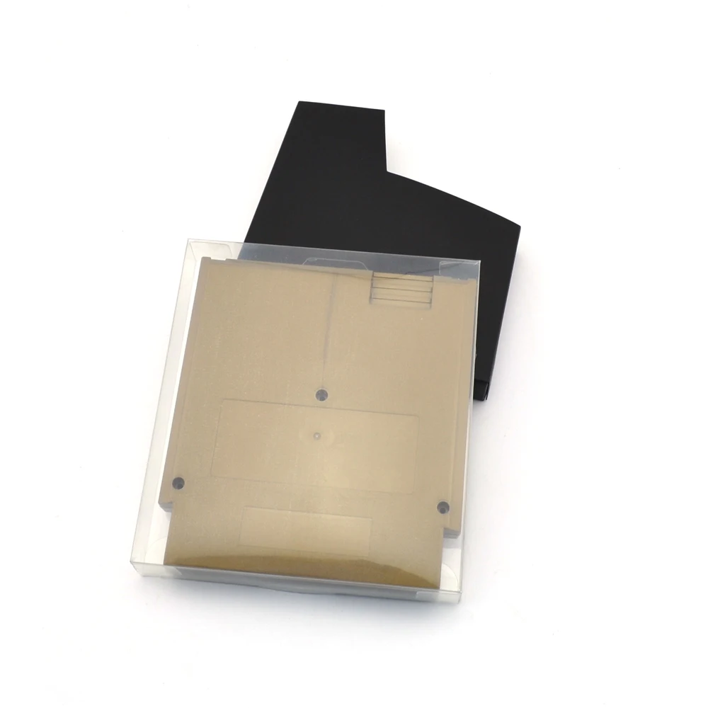 حافظة بلاستيكية لخرطوشة nes ، 10 من مجموعة ، واضحة وشفافة ، لnes ، حامي بطاقة اللعبة