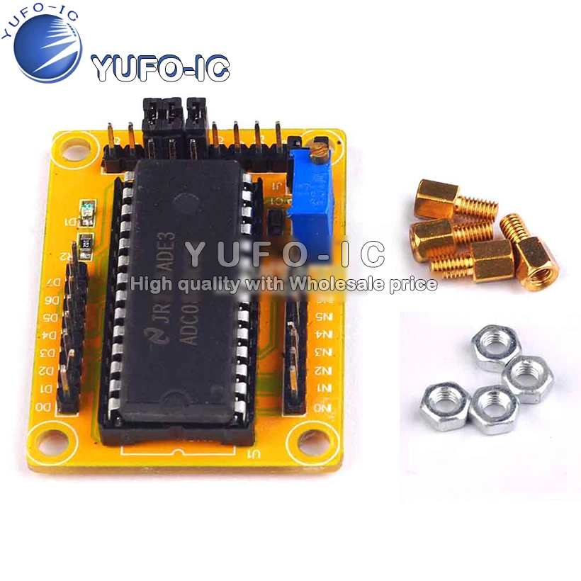 ADC0809 Module eight-bit/8l Road Parallel AD Conversion Module Circuit analog-to-digital Conversion Delivery Program