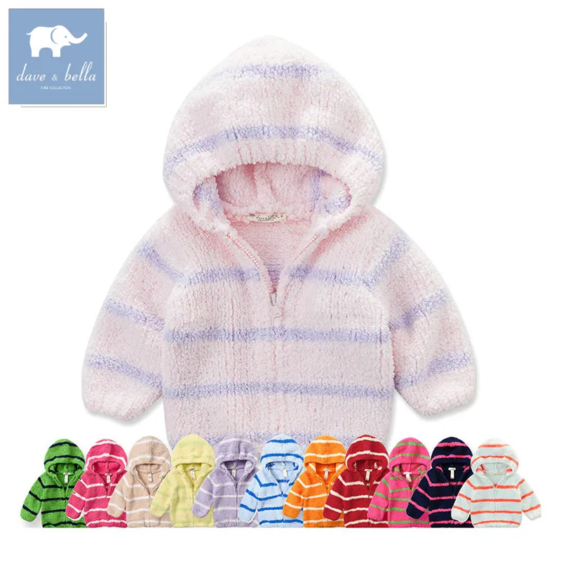 

139db dave bella baby hoodies infant clothes toddle outerwear girls outerwear boys coat chenille jacket