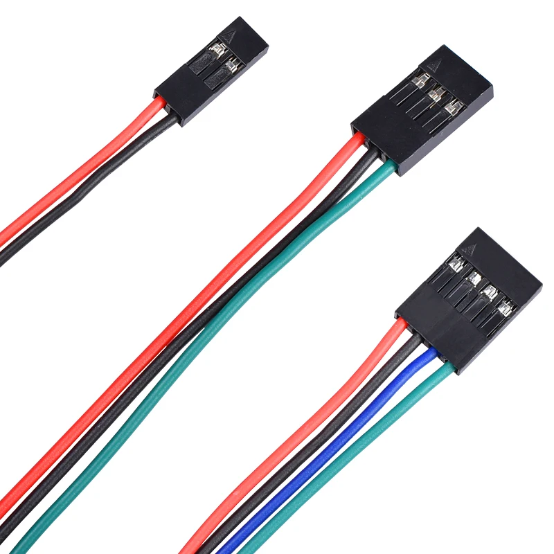 

BIQU 70cm Female to Female Jumper Wire with Dupont for 2pin & 3pin 4pin Cable for 3D Printer part