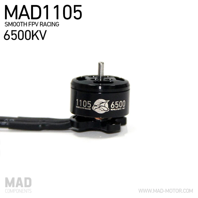 4pcs MAD 1105 6500KV Mini Brushless Motor for 130 150 FPV Racer 4 Axis Aircraft RC Drone Quadcopter Tiny Whoop Shipping Free