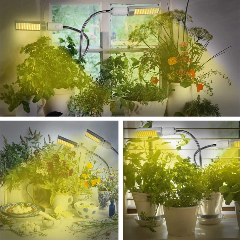 Yabstrip phyto lâmpada escurecimento espectro completo led planta cresce a luz para estufa interior flor plântula veg fitoampy