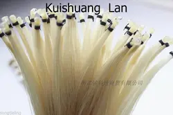 High quality 12 hanks natural white Mongolia horsetail violin &viola&cello bow hair