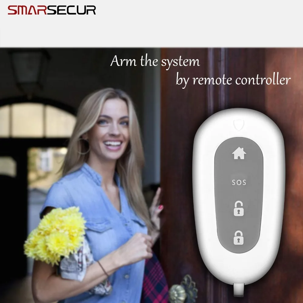 Smarsecur RC-60 Wireless Remote Control for H6 Intruder burglar alarm