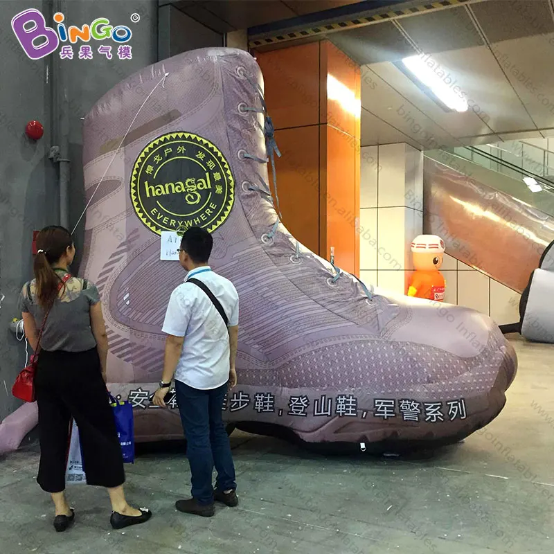 Hot Sale 3M High Customized Inflatable Shoe for Advertising Promotional Boots for Outdoor Event, Show Events Toy