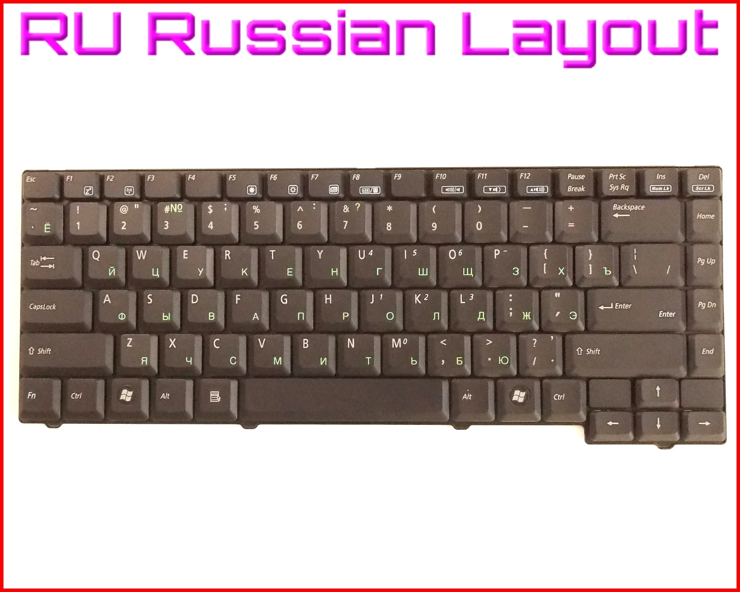 New Keyboard RU Russian Version for ASUS X58C,X58L,X58 X51 X51S X51C X51H X51L X51R X51RL NSK-U500R K011162G1 Laptop