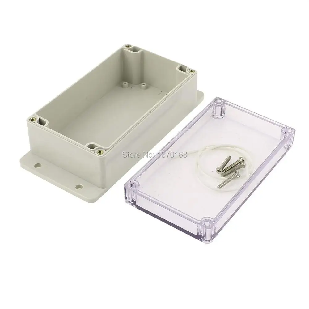 158mmx90mmx46mm Transparent Cover Waterproof Junction Box Terminal Box Enclosure