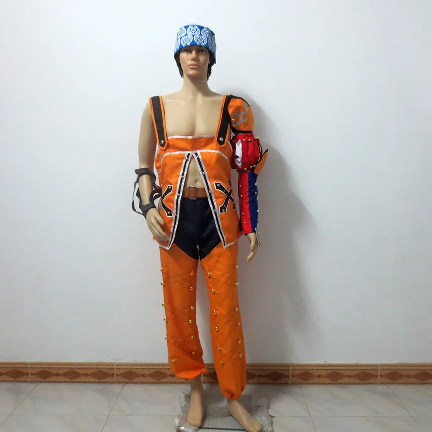 Final Fantasy 10 Wakka Christmas Party Halloween Uniform Outfit Cosplay Costume Customize Any Size