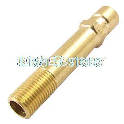 

2.9" Long 12.5mm Male Thread Brass Nipple Pipe Connector